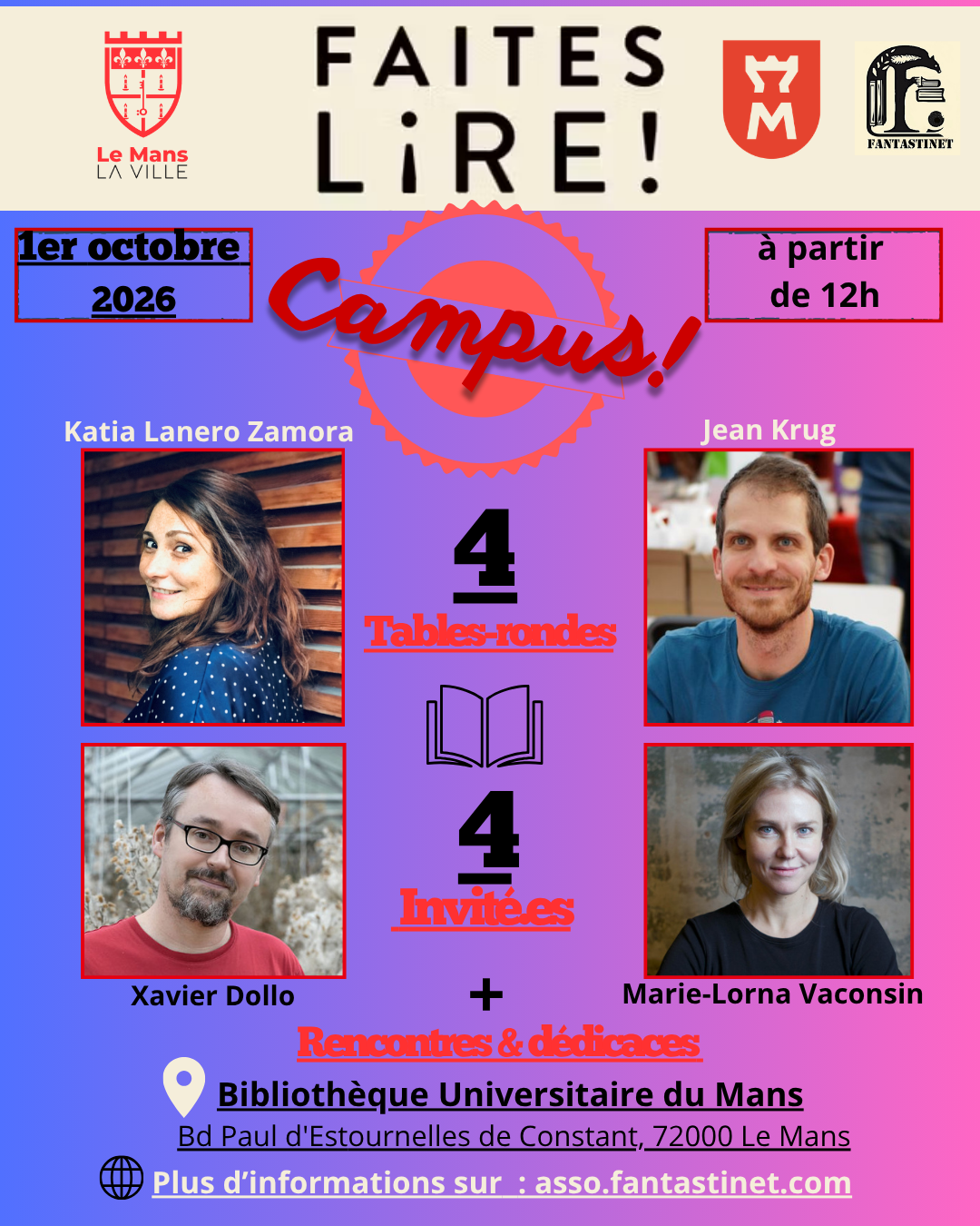 Faites Lire Campus 2026 : première édition !